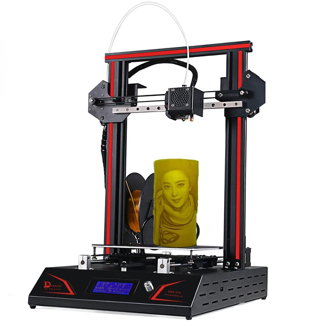 Special Offers DMSCREATE DP5 3D Printer DIY kit I3 24V power supply Auto-leveling with big size FDM industrial grade print moon light lamp