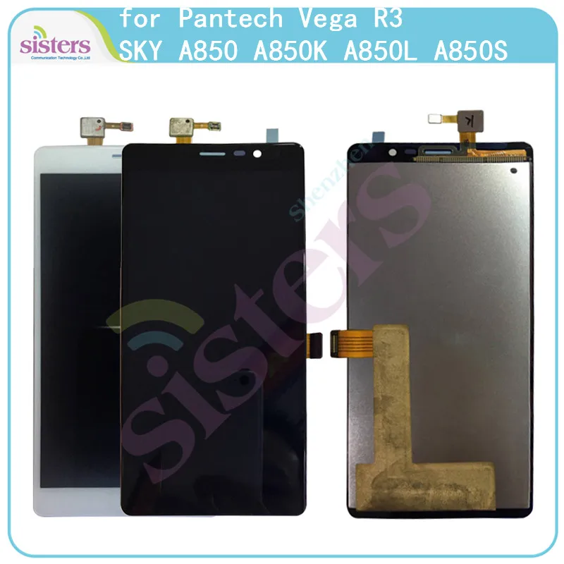 

LCD Display For Pantech Vega SKY A850 A850K A850L A850S LCD Screen for SKY A850 Touch Screen Digitizer LCD Assembly Test 100%