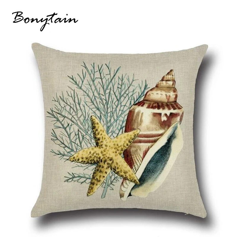 Traditional Decorative Pillows Houzz Thicker Cushions Cover Blue Concise Scrim Hippocampus And Anchor Pillow Covers Decorative Machine Washable Coussin Lombaire