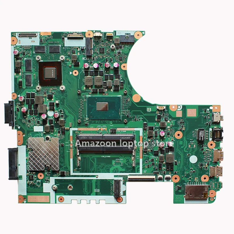  N752VX With I5-6300HQ CPU GTX950M motherboard REV2.0 For ASUS N752V N752VX laptop mainboard Tested 