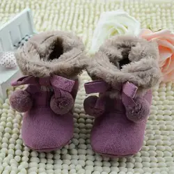 ботинки для девочки зима Зима детские снегоступы теплый малыша обувь снегоступы кроватки обувь для гриль детские новорожденного ребенка