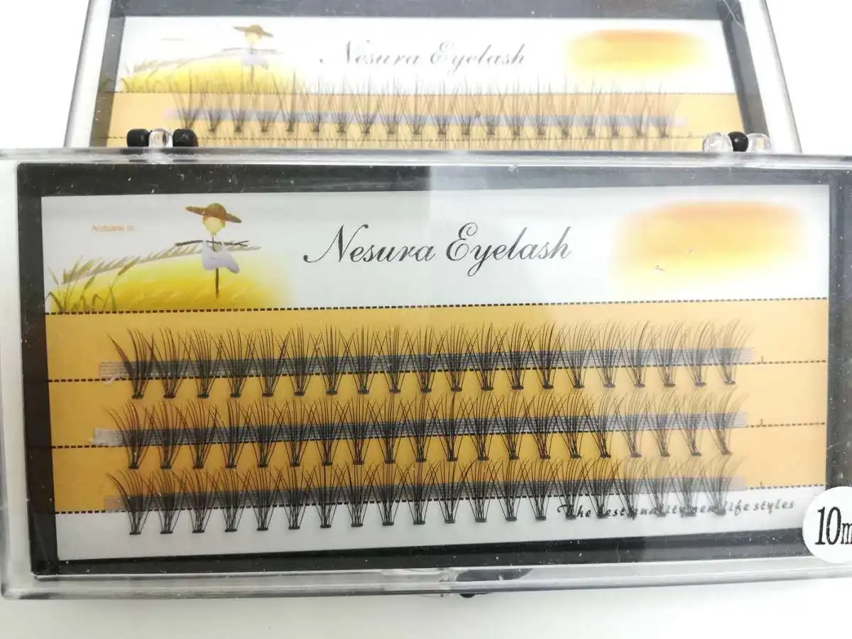 

Beauty Nagaraku Lashes Individual Cluster Eye Lashes Fashion 60pcs Professional Makeup Cluster Fake False Eyelashes Extension