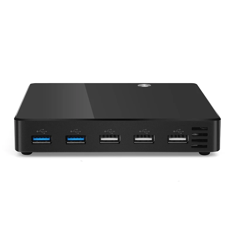 Мини ПК компьютер Intel Celeron 1007U Линукс Windows 300 Мбит/с Wi Fi 1000 Мбит порт LAN HDMI VGA 5 * USB ТВ