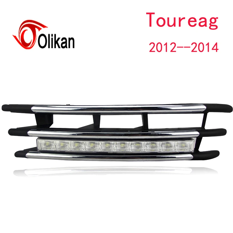 

2PCs/set 12V car styling LED Car DRL Daytime Running Light for Volkswagen VW Touareg 2012 2013 2014