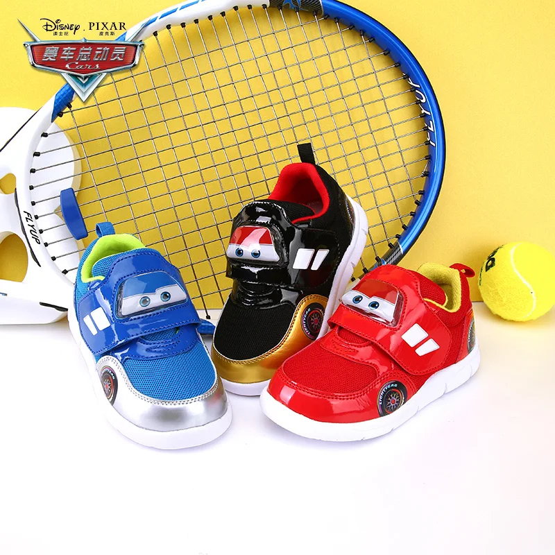 

Disney cartoon animation cute children's shoes 2018 new fashion spring new children travel shoes car light baby velvet net shoes