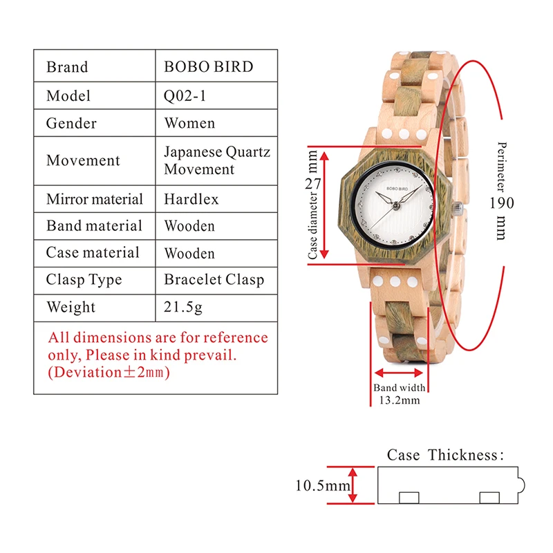 BOBO BIRD 27 мм маленькие женские деревянные часы дизайн женские деревянные часы кварцевые часы relogio feminino C-Q02