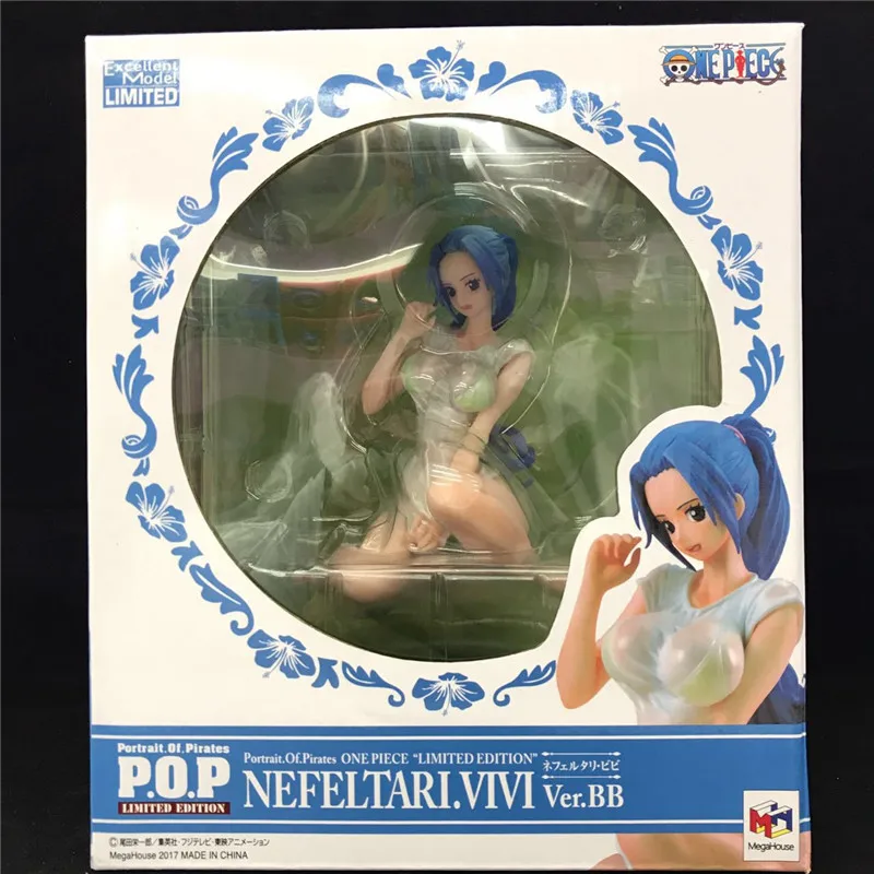 P.O.P Portrait Of Pirates Nefeltari.Vivi Ver. BB Sexy Girl PVC Action Figure Model Toys Anime One Piece Dolls 14cm  (5)