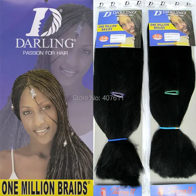 DARLING BRAIDS YAKI BRAID synthetic hair extension hot water use