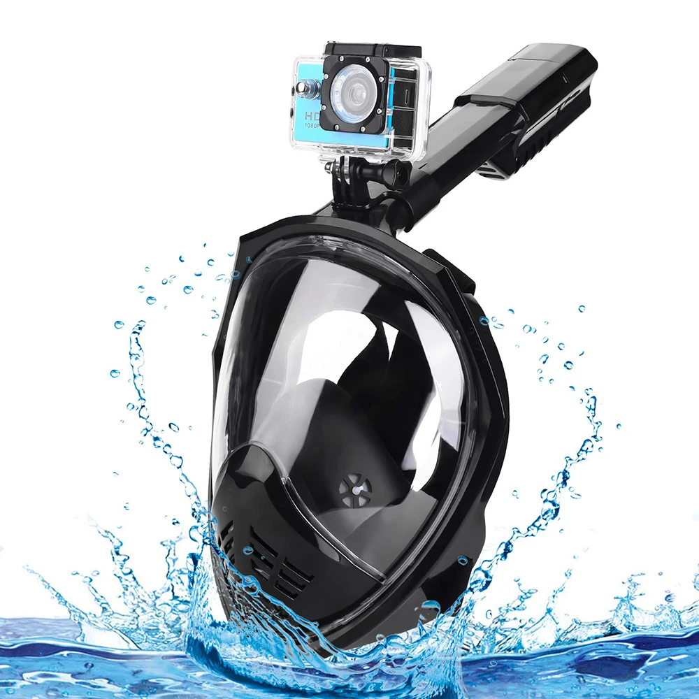 

2019 New Arrival Diving Mask Underwater Scuba Anti Fog Full Face Diving Mask Snorkeling Set with Anti-water Earplugs