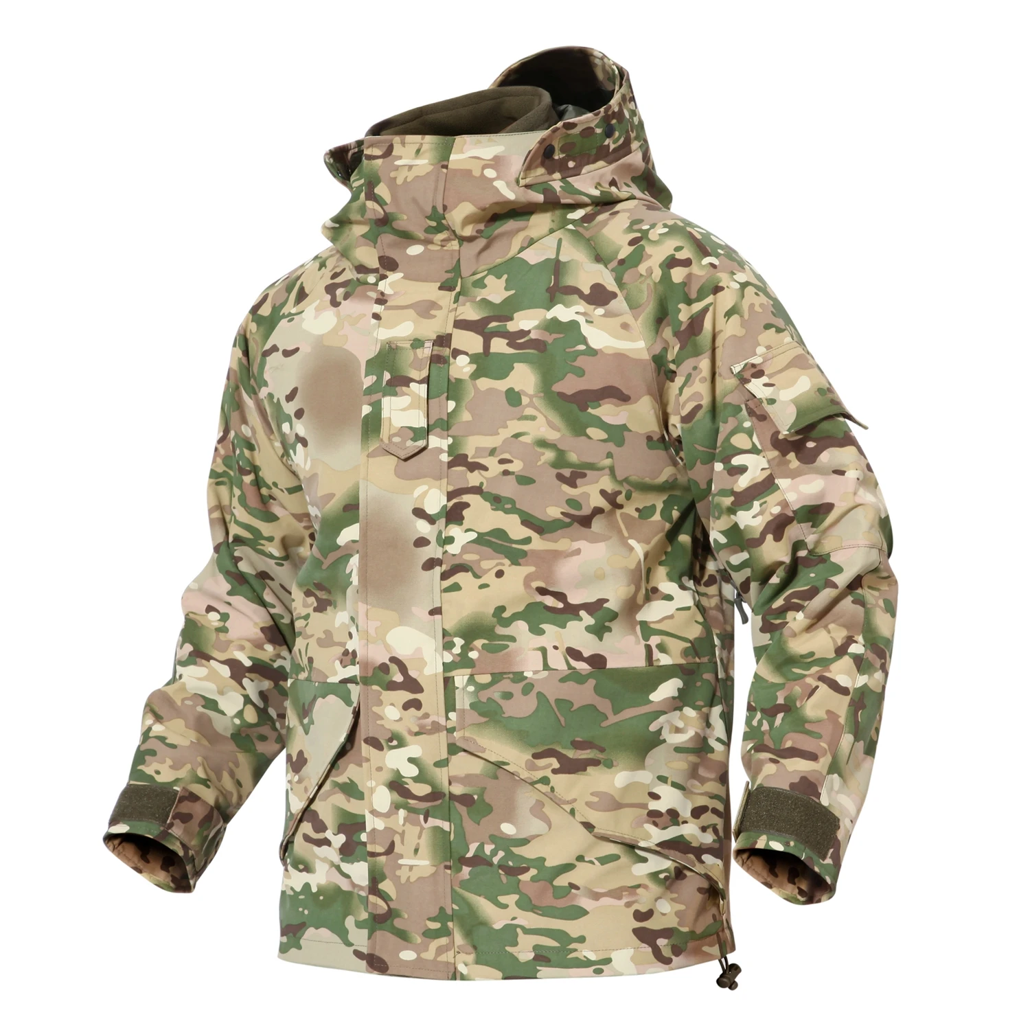 

Hunting Camuflage 2 In 1 Windbreaker ACU Men Tactical Jackets Military SoftShell Fleece Hiking Fishing Jackets Waterproof