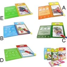 Magic Book Water Draw Board Exercise Doodle Reveal Coloring Painting Reusable Paper Drawing Toy YJS Dropship