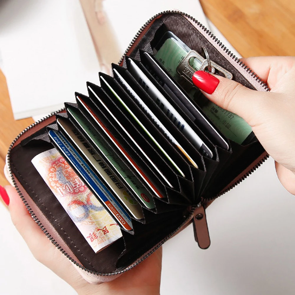 Модная женская кожаная сумочка зажим для денег кошелек клатч держатель для карт подарок