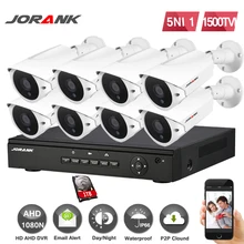 8CH HD HDMI 1080 P DVR AHD камера безопасности Система indoor720P IR Водонепроницаемая камера видеонаблюдения наружные DIY домашние комплекты видеонаблюдения