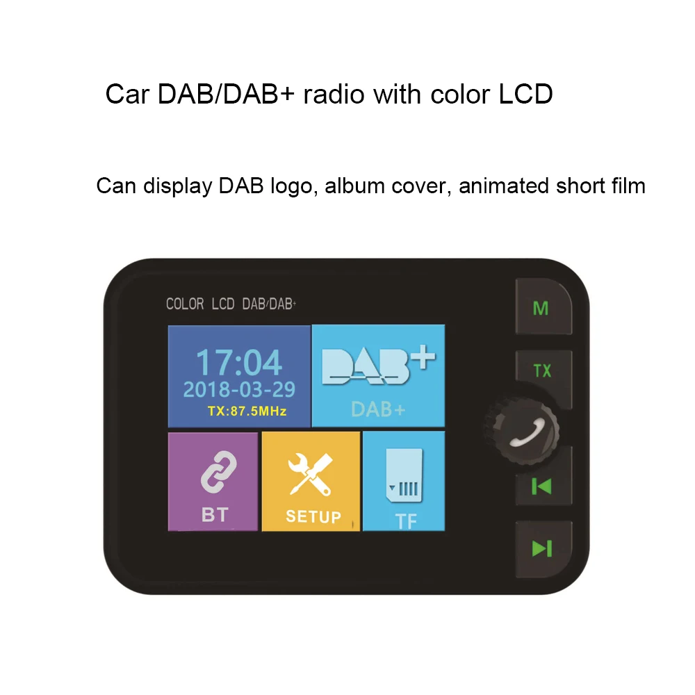 E5141-Mini DAB Radio with Colorful Display-1