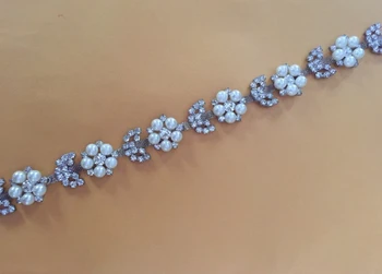 

10 yards DHL shipping Rhinestone Pearl Trim