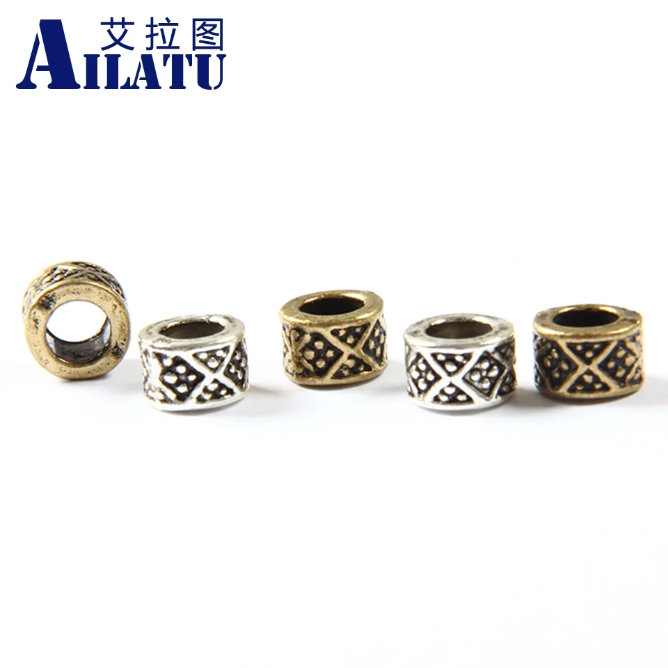 

Ailatu 10pcs/lot Zinc Alloy Bead Spacer for DIY Fashion Bracelets