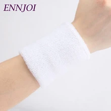 2 шт. защитные браслеты спорта подкладка для запястий для тренажерного зала, тенниса для занятий тяжелой атлетикой напульсник защитный напульсник хлопок запястья