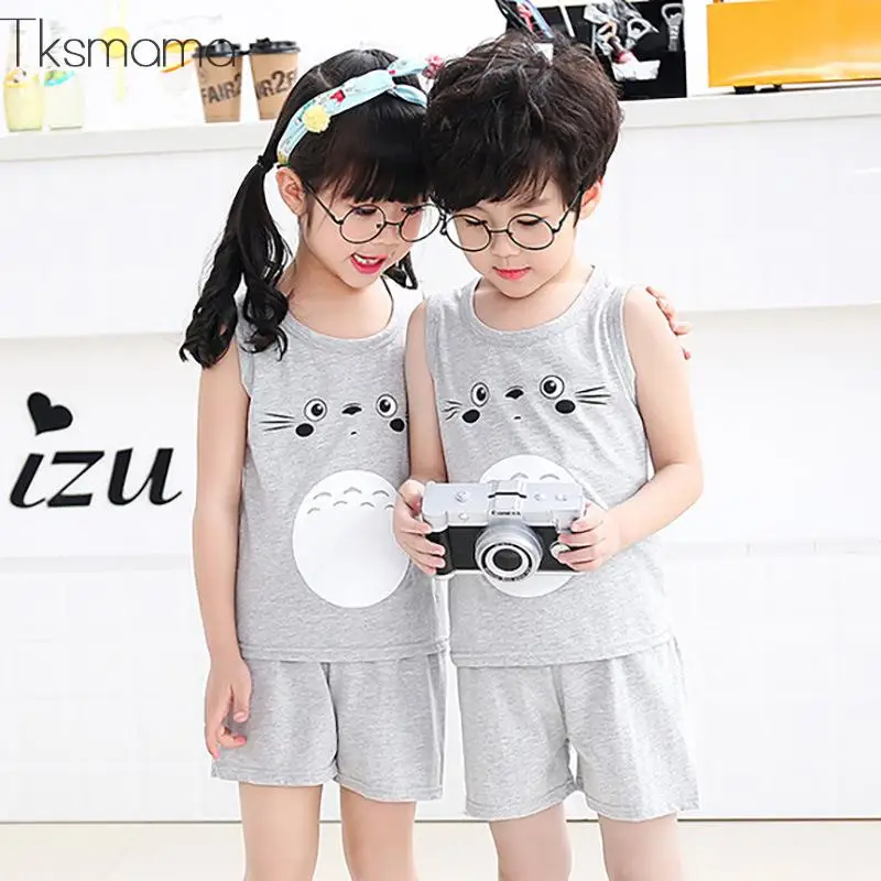 

Lovely Baby Boy Summer Clothing Outfits Baby Girl Hot Selling Fashion Vest Sets
