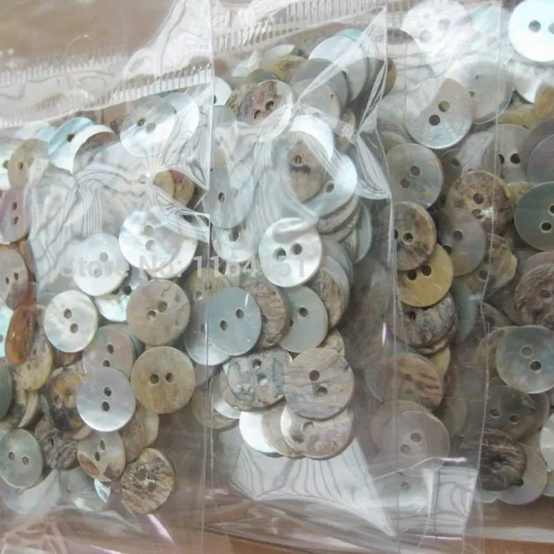 100 pcs/lot  10mm fashion natural White mother of pearl shell button with 2 holes shirt button Sewing Scrapbooking