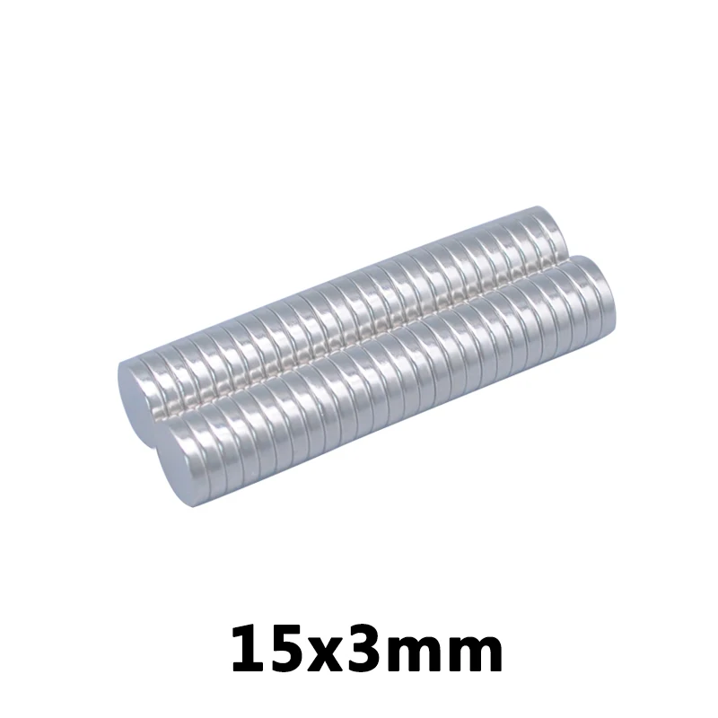 10 шт. D15x3mm N35 Сильный Круглый диск NdFeB неодимовый магнит редкоземельный магнит 15*3 мм неодимовые магниты 15 мм x 3 мм