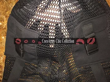 Fish Net Mesh Hollow Patches Streetwear Pant 1