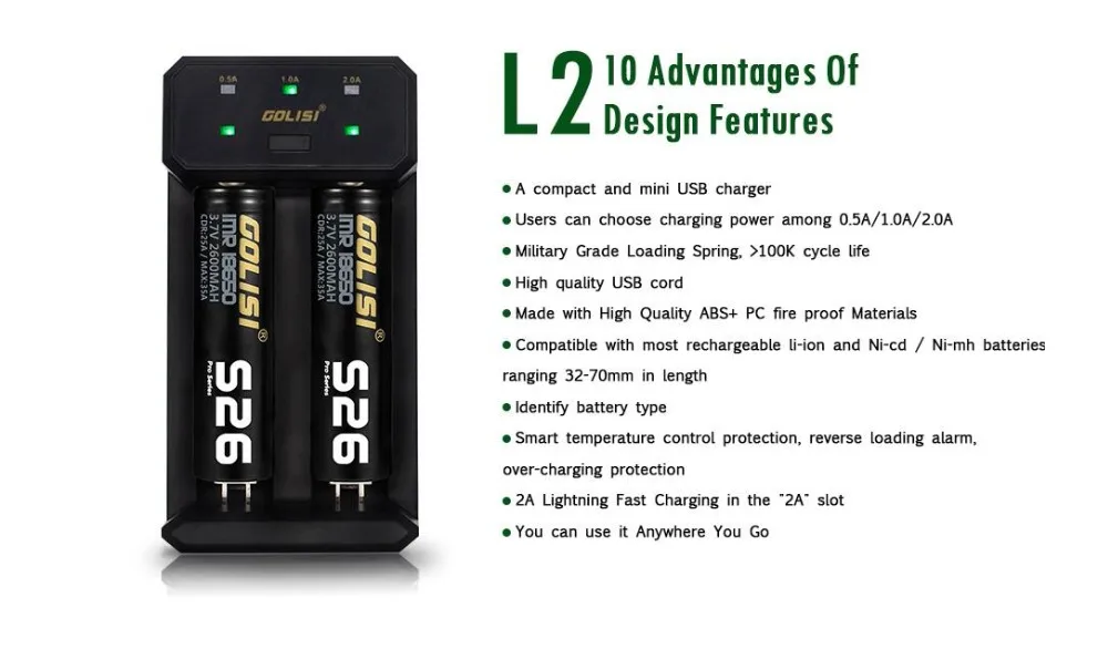 Golisi L2 Smart USB Charger