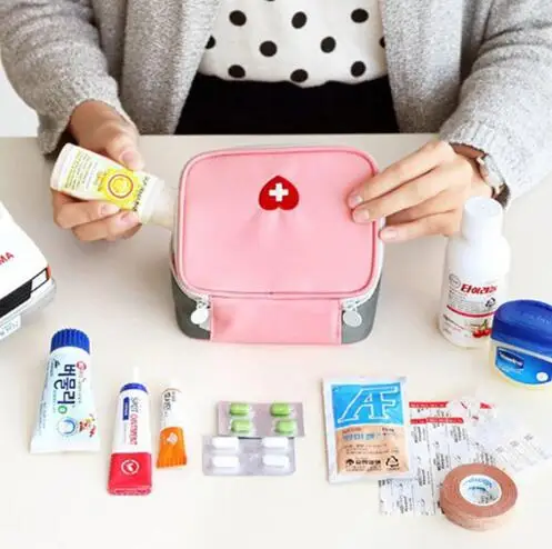 

Mini Portable Medicine Storage Bag First Aid Medical Kits Organizer Outdoor Household Bag SN-23