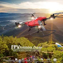 Hot Sale FPV Foldable Drone With Camera Wifi Quadcopter Phone Control Rc Drones Helicopter Mini Dron Vs JJRC H37 Selfie Drone