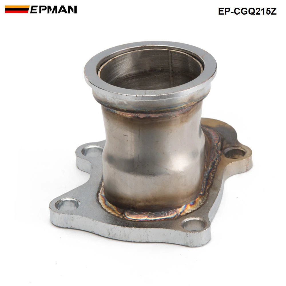 Conversione flangia di scarico Turbo adattatore KIMISS 2.5 in 63mm conversione flangia di scarico flangia di scarico in acciaio inox per T25 GT25 GT28