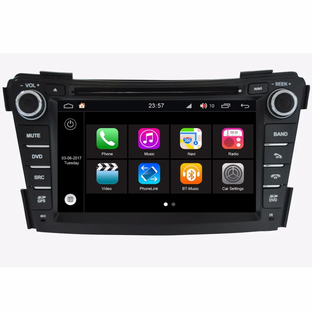 Android 7,1 Автомобильный Радио Видео плеер для hyundai I40 DVD gps