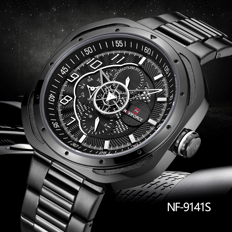 

New Sports Mens watches Luxury Brand Army Military Watch Male Leather Quartz Hours Wristwatches Relogio Masculino NAVIFORCE