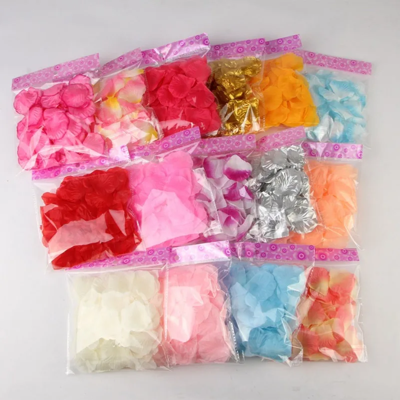 Simulation rose petals wedding flowers -scattered packing -1