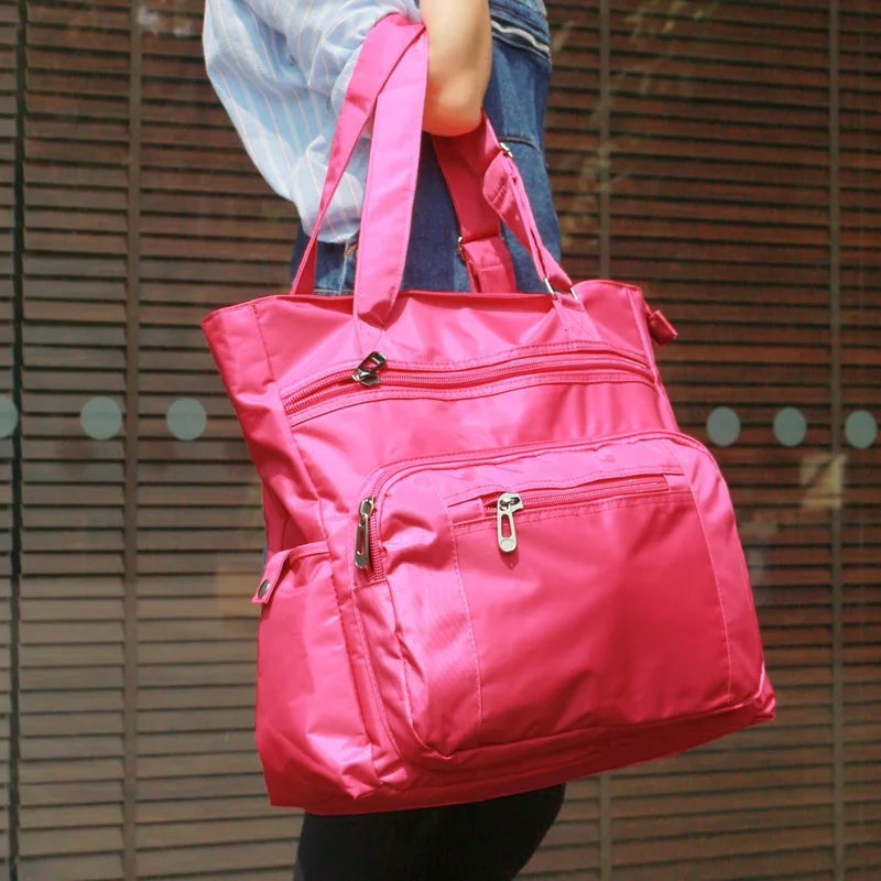 Водонепроницаемые нейлоновые новые модные женские сумки для багажа, дорожная сумка, нейлоновые повседневные сумки, сумки на плечо, водонепроницаемые большие вместительные