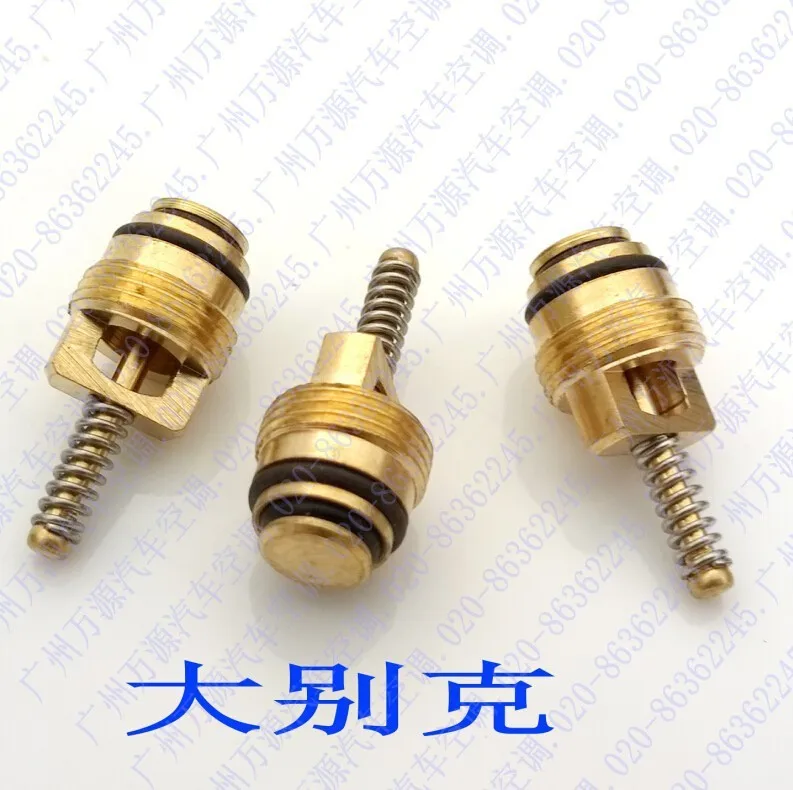 31pcs Automotive ac valve cores/high and low pressure refrigerant pipe nozzle valve needle/removable core repair tool