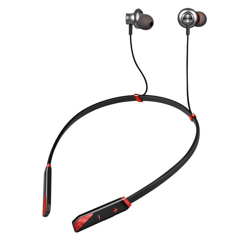 

GYKZ Bluetooth 4.2 Earphone Wireless Waterproof Sweatproof Intelligence Headset High-capacity Sport Music Neck Hanging Earphone
