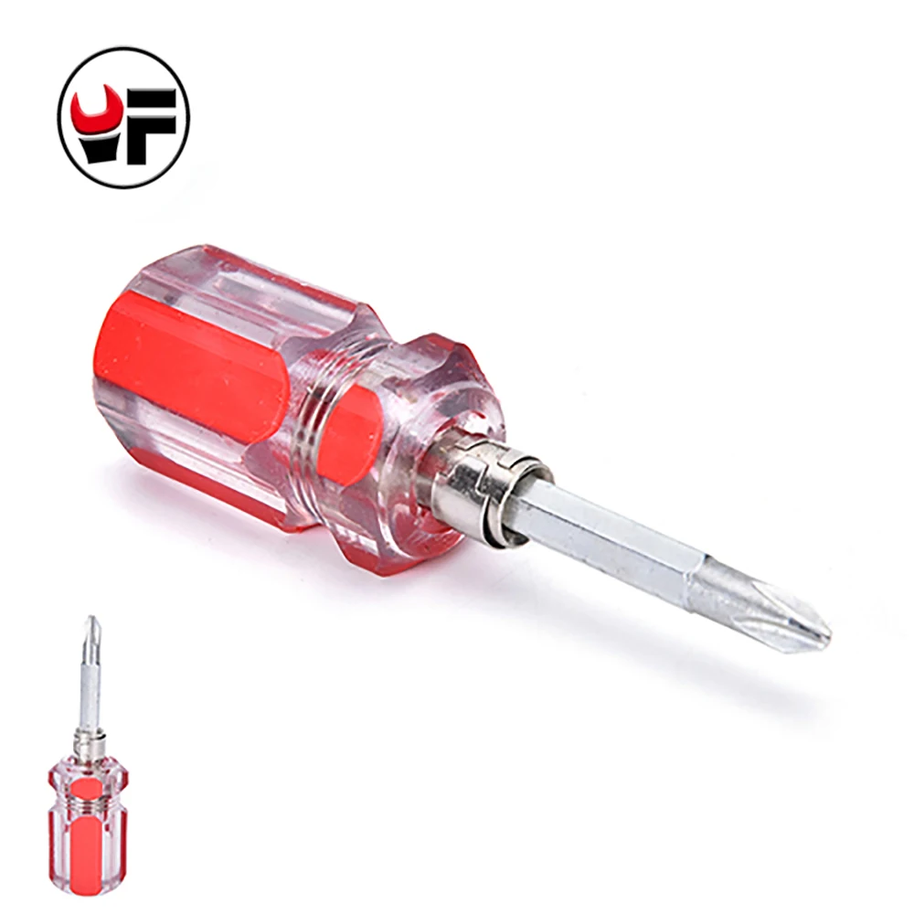 

YOFE Mini Bidirectional Interchangeable Head Screwdriver Phillips & Flat Tip Screwdriver For DIY Repair Tools