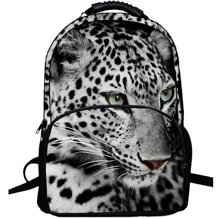 Buy The Silence of Snow leopard printing backpack man