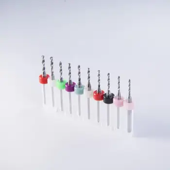 

10Pcs pcb Tungsten Steel Twist Bit 0.1, 0.2, 0.3, 0.4, 0.5, 0.6, 0.7, 0.8, 0.9, 1.0MM
