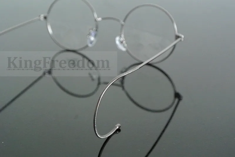 Size 42 44 46 48 50mm Gunmetal Vintage Round Reading Glasses Full Rim +100 +150 +175 +200 +225 +250 +300 +325 +350 +375 +400 +6