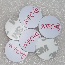 W25-M1 наклейки с помощью клейкой ленты 3м RFID IC теги 13,56 МГц ISO14443A