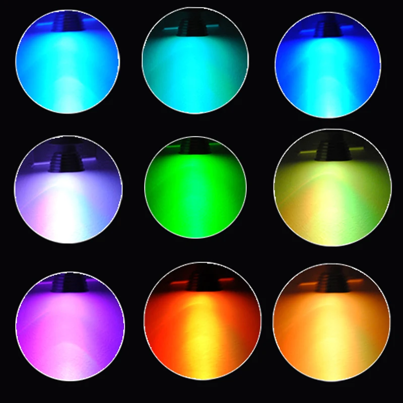 Светодиодная RGB лампа E27 E14 GU10 85 265 в MR16 12 В 3 Вт 5 7 волшебный праздничный свет + пульт