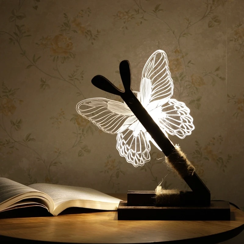 

LED Table Lamp Adjustable w/ Luminous Lampshade 011