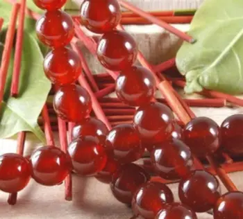 

DD 8mm Red Ruby Round Loose Beads 15"AAA+ #@