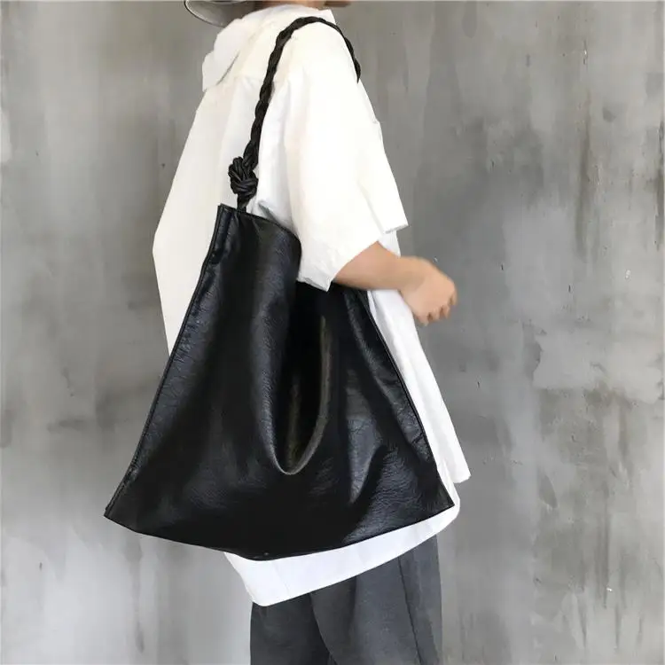 

NIGEDU brand design women totes Large capacity soft PU leather female handbag big shopping bag ladies Shoulder bags bolsas