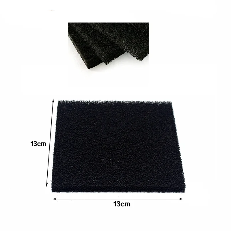 5/10pcs High Quality Black Activated Carbon Filter Sponge 13*13*1cm  For 493 Solder Smoke Absorber ESD Fume Extractor Sponge