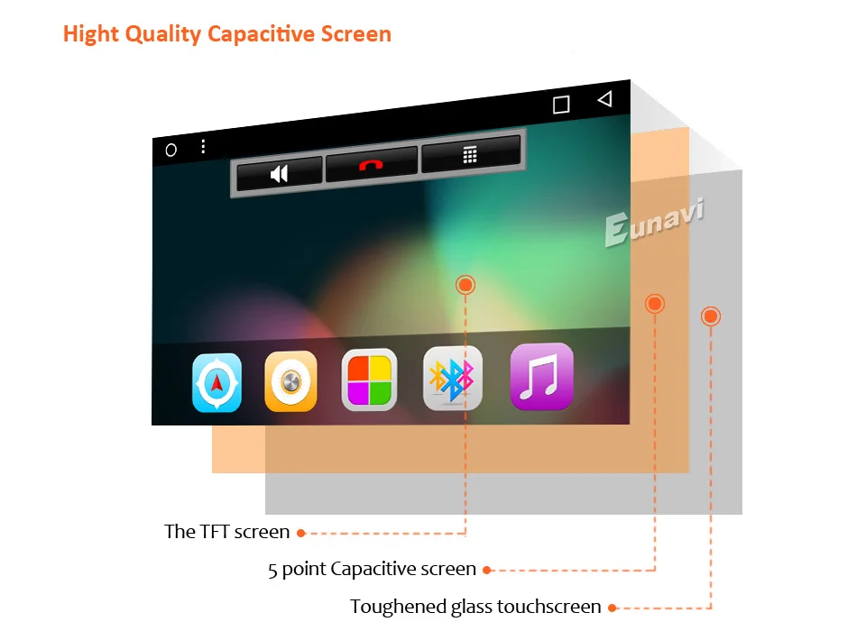Perfect Eunavi 7" Double 2 Din TDA7851 Universal Android 8.1 Car Radio PC 1024*600 Autoradio GPS Navi wifi Bluetooth free frame camere 8 Perfect Eunavi 7" Double 2 Din TDA7851 Universal Android 8.1 Car Radio PC 1024*600 Autoradio GPS Navi wifi Bluetooth free frame camere 8