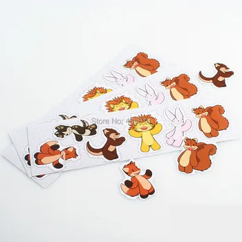 

Glossy Custom die cut sticker printing and Waterproof vinyl label sticker, Printing Full Colors clothing labels --- DH10061
