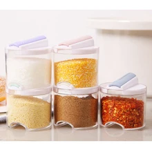 Новинка, 5 шт., банки для приправ, кухонная стойка для специй, бутылки для приправ, шейкеры для перца