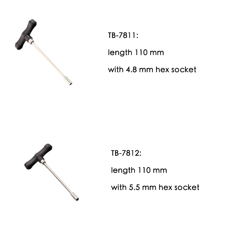 Супер b TB-7814 внутренний ниппель спиц гаечный ключ 3,2 мм квадратная розетка 110 мм Длина спиц инструменты
