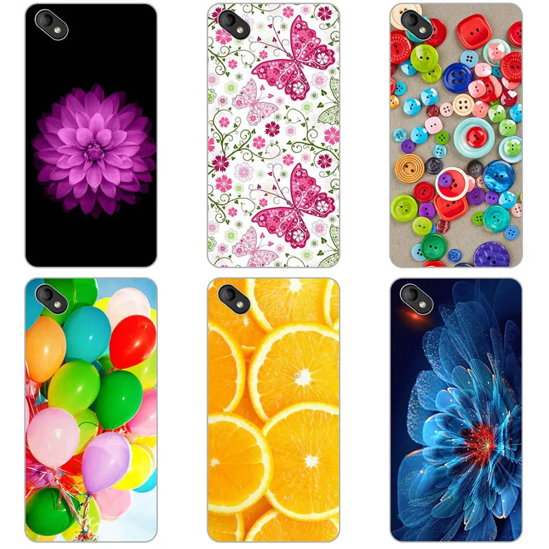 

Soft silicone Phone Cases For BQ 5035 Velvet Soft TPU Material Phone Case Back Cover Coque Print painting Flower style